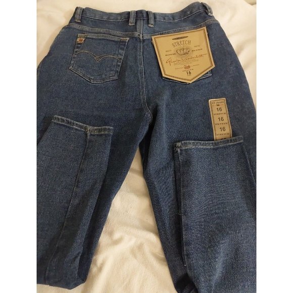 Gloria Vanderbilt Denim - GV JEANS STRETCHED ROYAL BLUES SIGNATURE LABEL PETITE GLORIA VANDERBUILT S 16